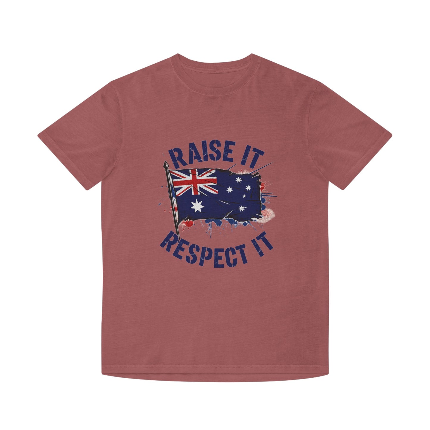 Raise It Respect It Australian Pride Unisex Faded T-Shirt
