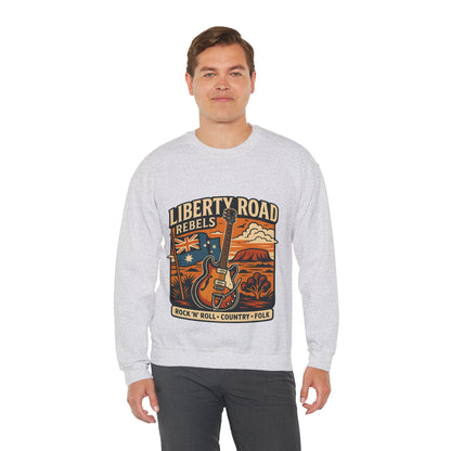 Liberty Road Rebels Australiana Cozy Crewneck Sweatshirt