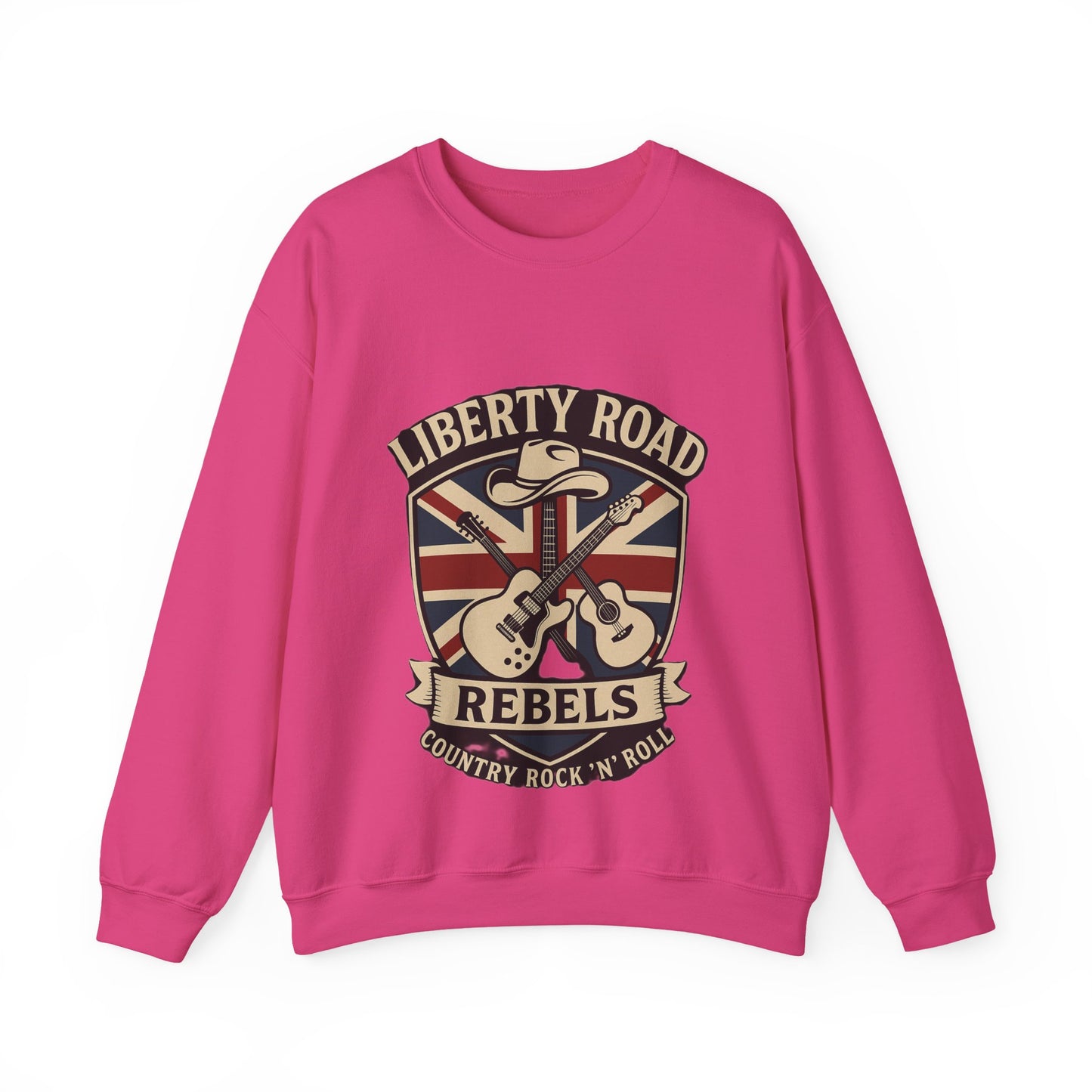 Liberty Road Rebels Britannia Sweatshirt Unisex Crewneck Longsleeve T-Shirt