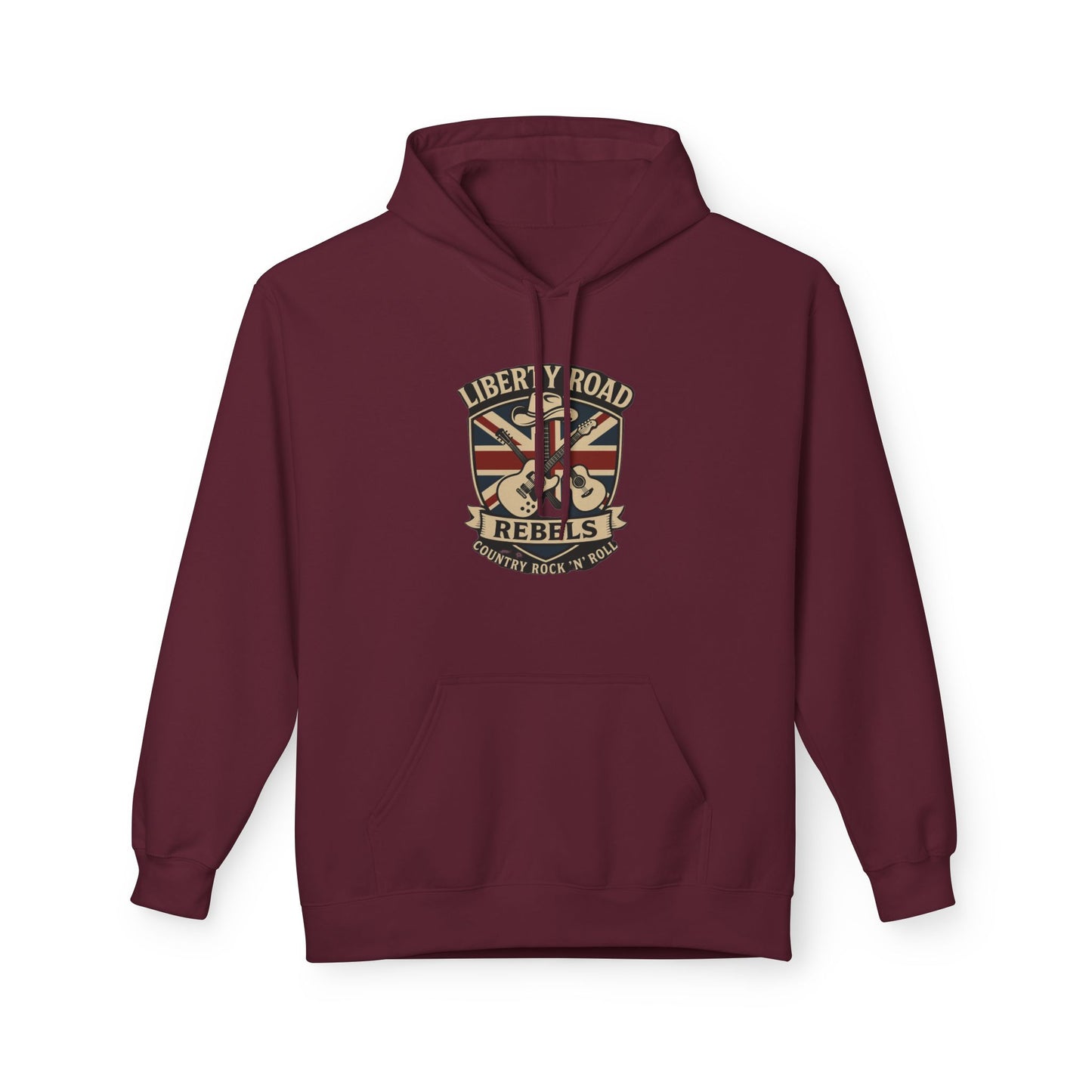 Liberty Road Rebels Britannia Fleece Hoodie Unisex Sweatshirt