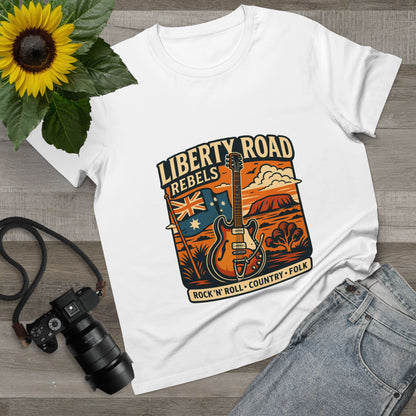 Liberty Road Rebels Vintage Australiana Rock 'n' Roll Tee T-Shirt