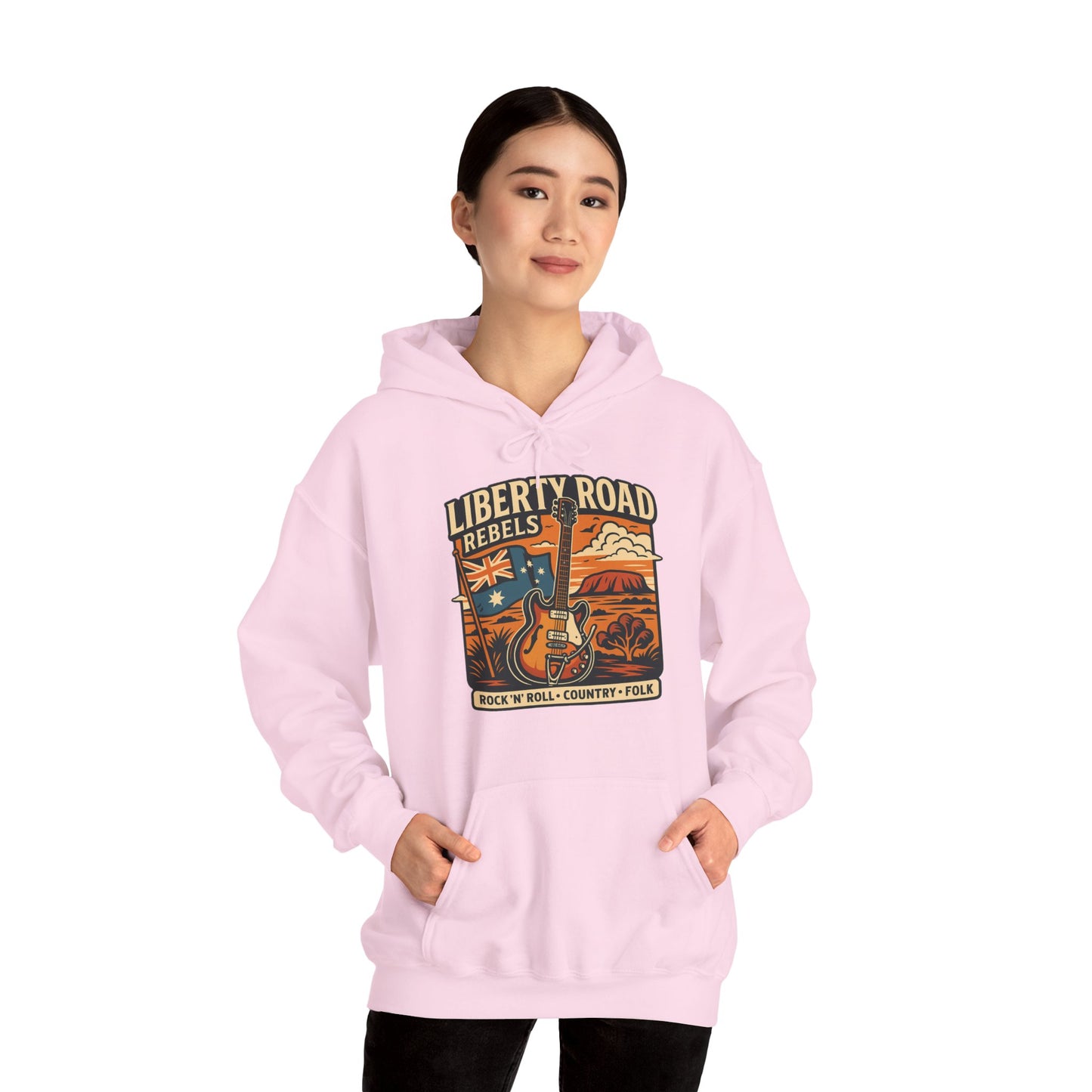 Liberty Road Rebels Australiana Hoodie