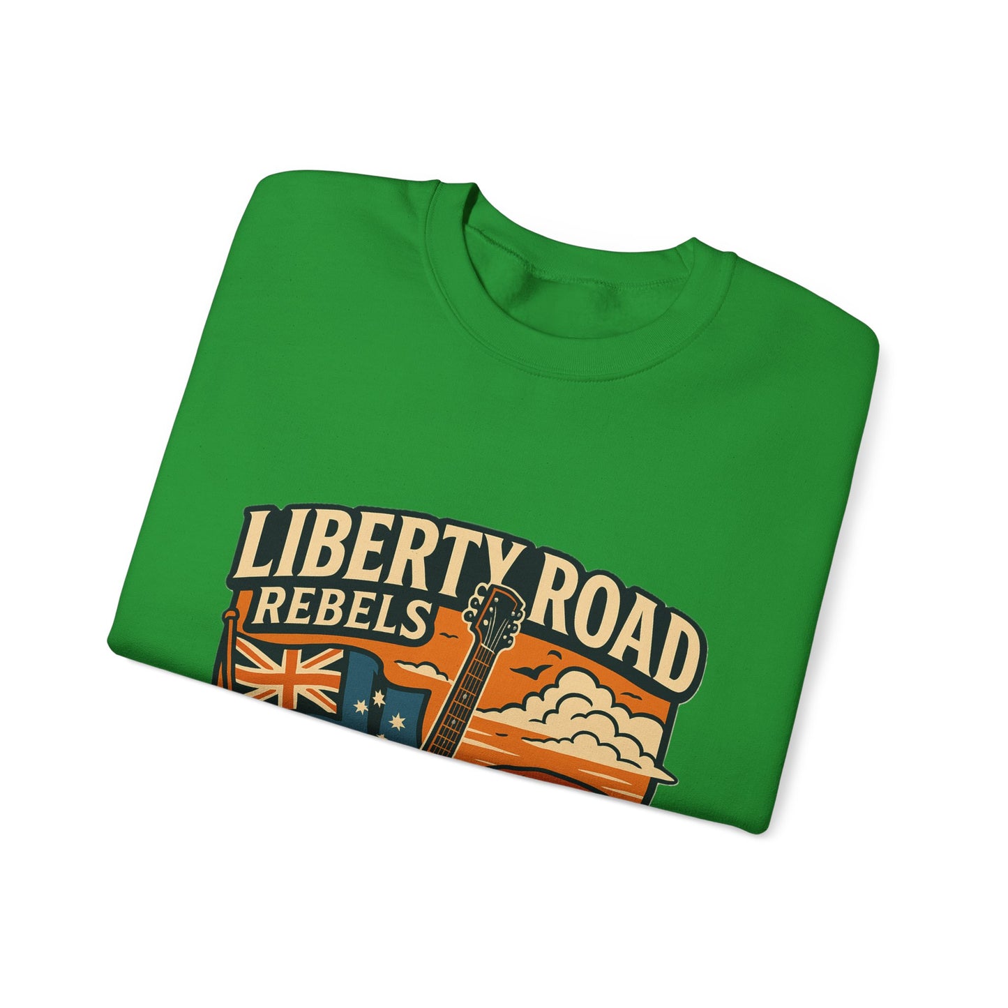 Liberty Road Rebels Australiana Cozy Crewneck Sweatshirt