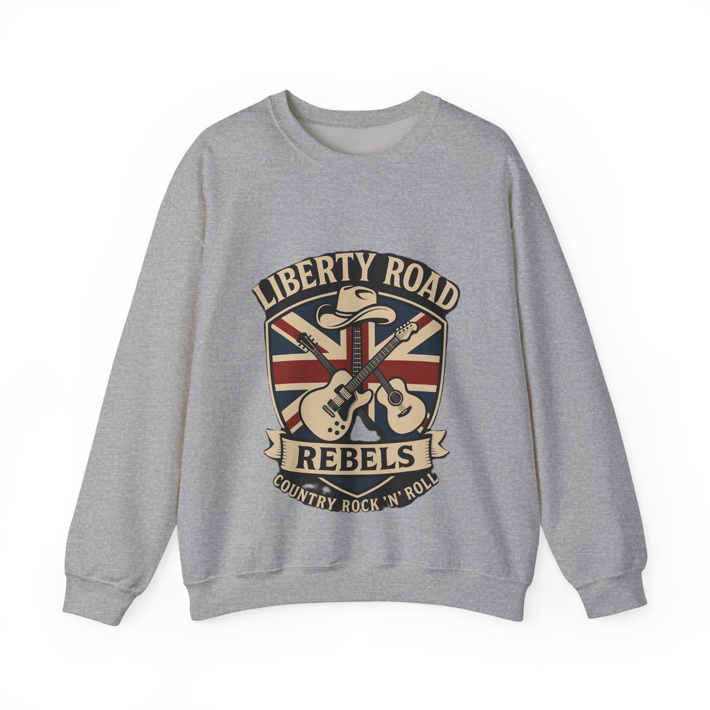 Liberty Road Rebels Britannia Sweatshirt Unisex Crewneck Longsleeve T-Shirt