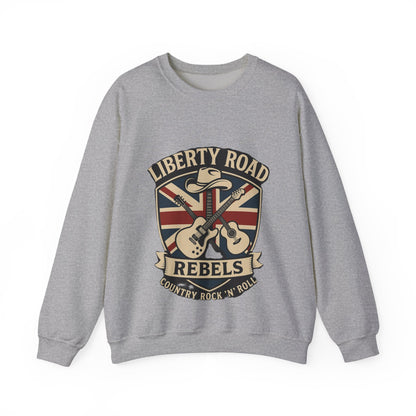 Liberty Road Rebels Britannia Sweatshirt Unisex Crewneck Longsleeve T-Shirt