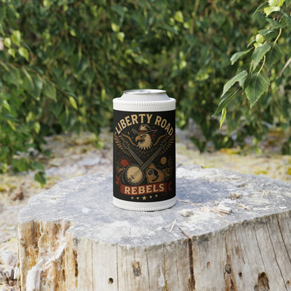 Liberty Road Rebels Vintage Americana Style Stubby Cooler