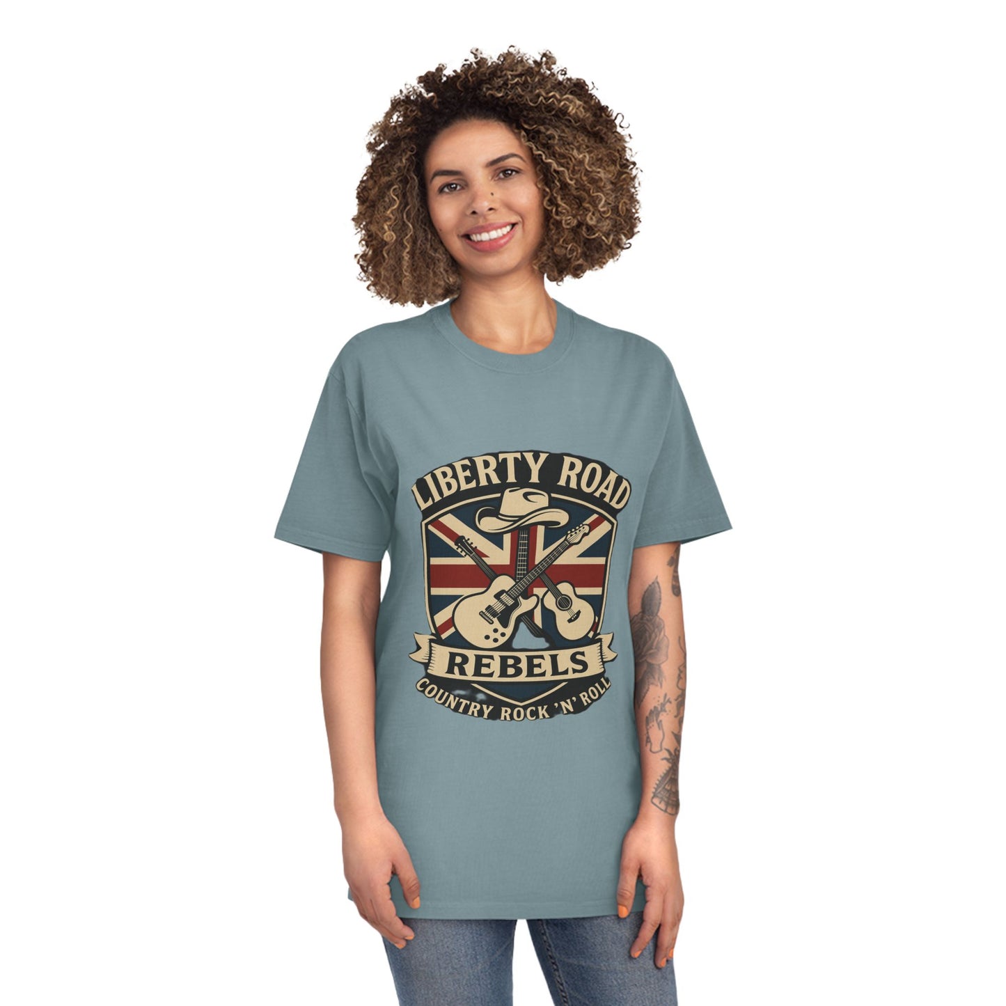 Liberty Road Rebels Britannia Unisex T-Shirt Vintage Tee