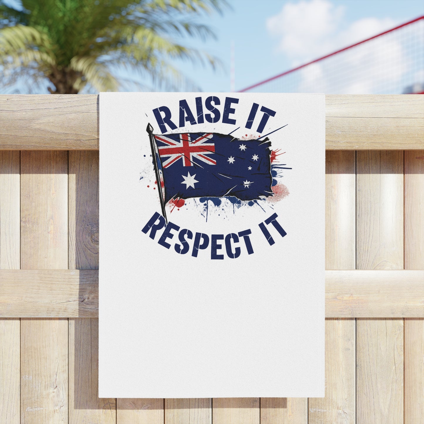 Raise It Respect it Australian Pride Beach Towels