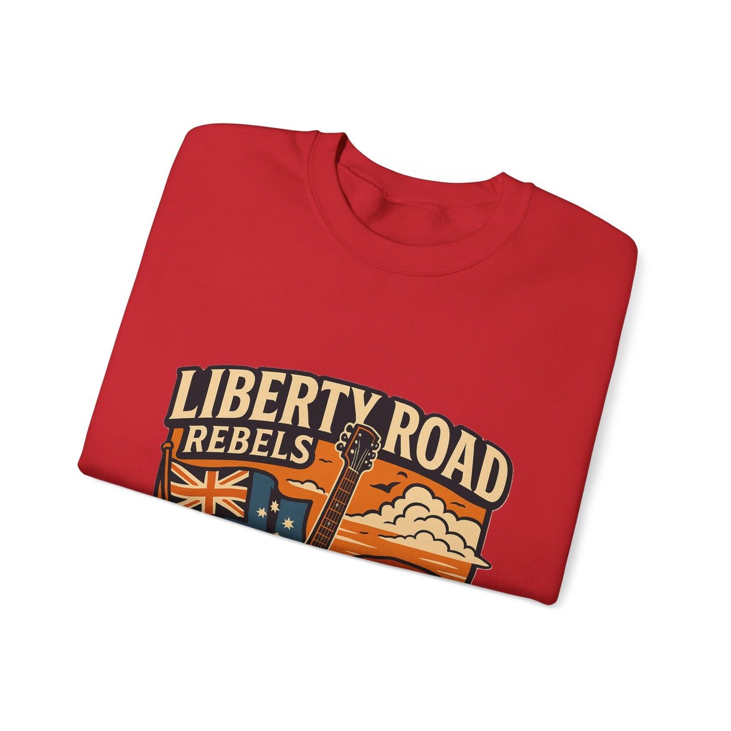 Liberty Road Rebels Australiana Cozy Crewneck Sweatshirt