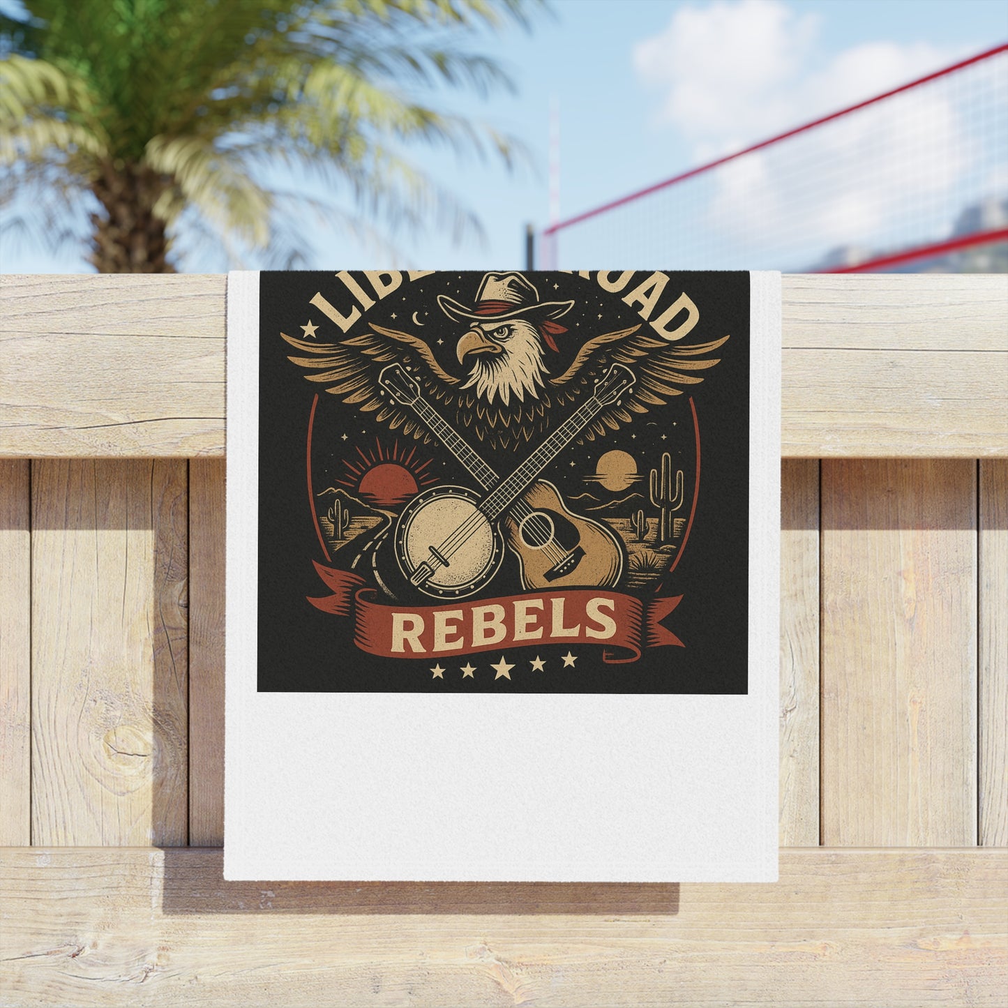 Liberty Road Rebels Vintage Americana Style Beach Towels