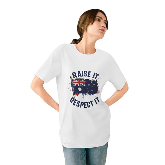 Raise It Respect It Australia Flag Graphic T-Shirt