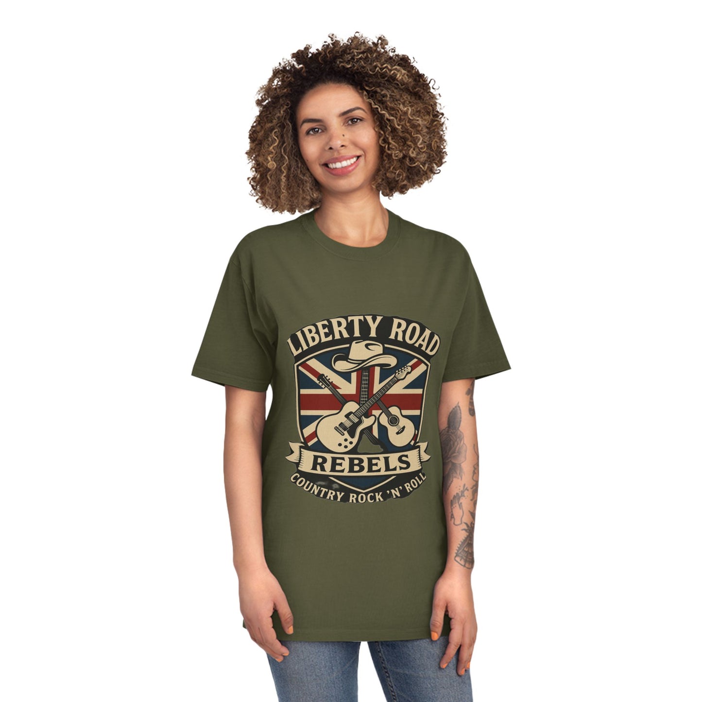 Liberty Road Rebels Britannia Unisex T-Shirt Vintage Tee