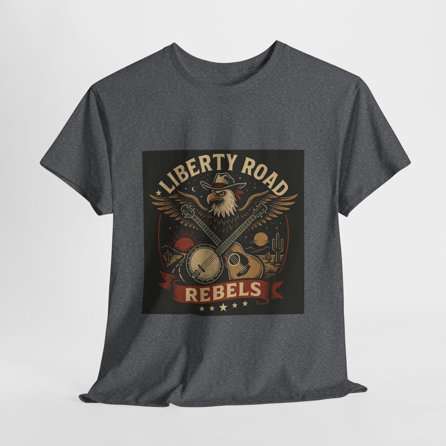 Liberty Road Rebels Vintage Americana Style Tee Unisex T-Shirt