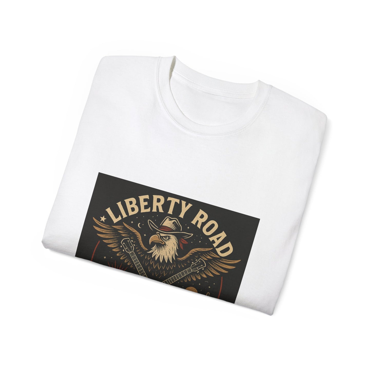 Liberty Road Rebels Vintage Americana Style Unisex Tee T-Shirt