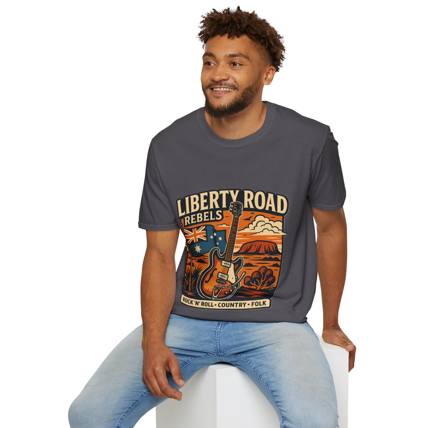 Liberty Road Rebels Australiana T-Shirt Unisex Graphic Tee