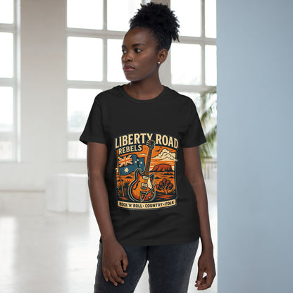 Liberty Road Rebels Vintage Australiana Rock 'n' Roll Tee T-Shirt