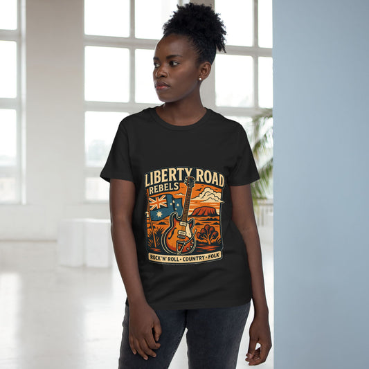 Liberty Road Rebels Vintage Australiana Rock 'n' Roll Tee T-Shirt