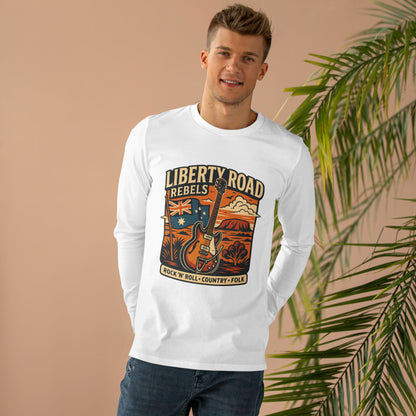 Liberty Road Rebels Australiana Long Sleeve Tee T-Shirt