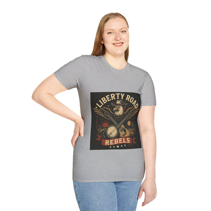 Liberty Road Rebels Vintage Americana Style T-Shirt