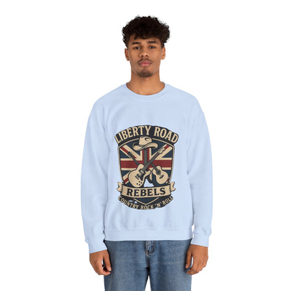 Liberty Road Rebels Britannia Sweatshirt Unisex Crewneck Longsleeve T-Shirt