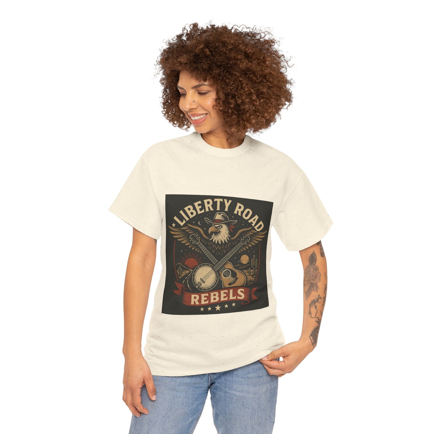 Liberty Road Rebels Vintage Americana Style Tee Unisex T-Shirt