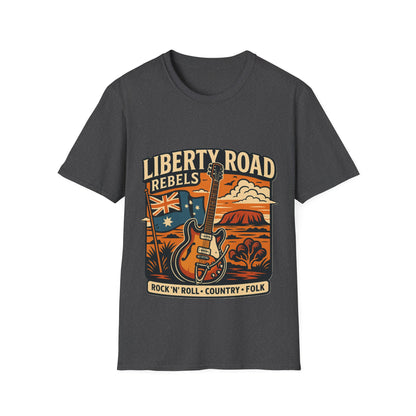 Liberty Road Rebels Australiana T-Shirt Unisex Graphic Tee