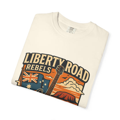 Liberty Road Rebels Australiana Unisex Garment-Dyed T-shirt