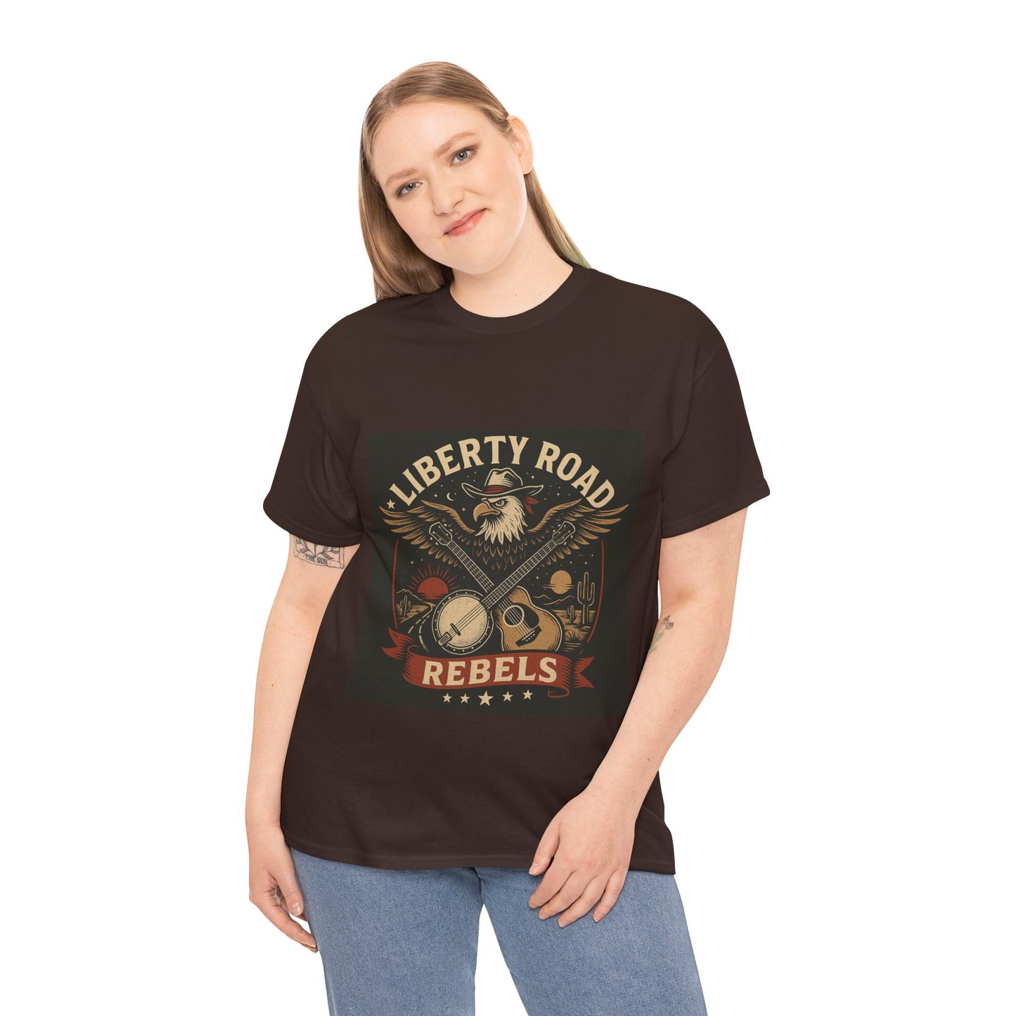 Liberty Road Rebels Vintage Americana Style Tee Unisex T-Shirt