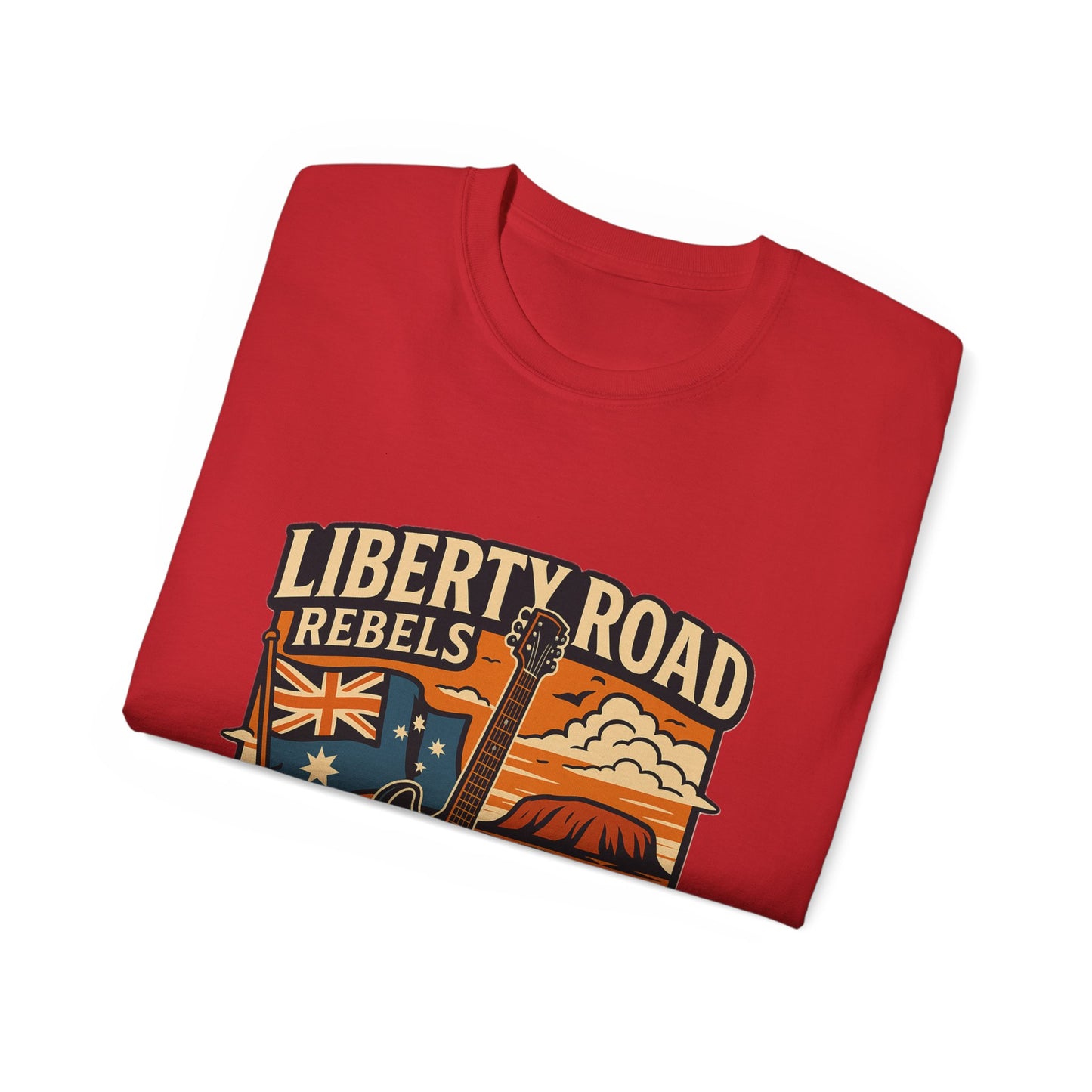 Liberty Road Rebels Australiana Unisex Ultra Cotton Tee T-Shirt