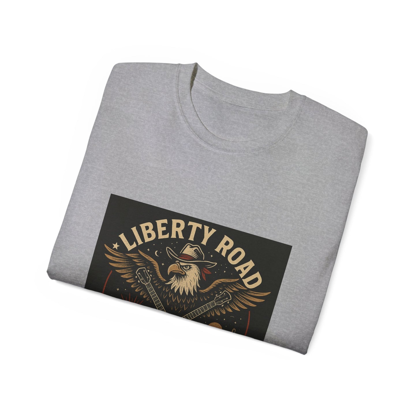 Liberty Road Rebels Vintage Americana Style Unisex Tee T-Shirt