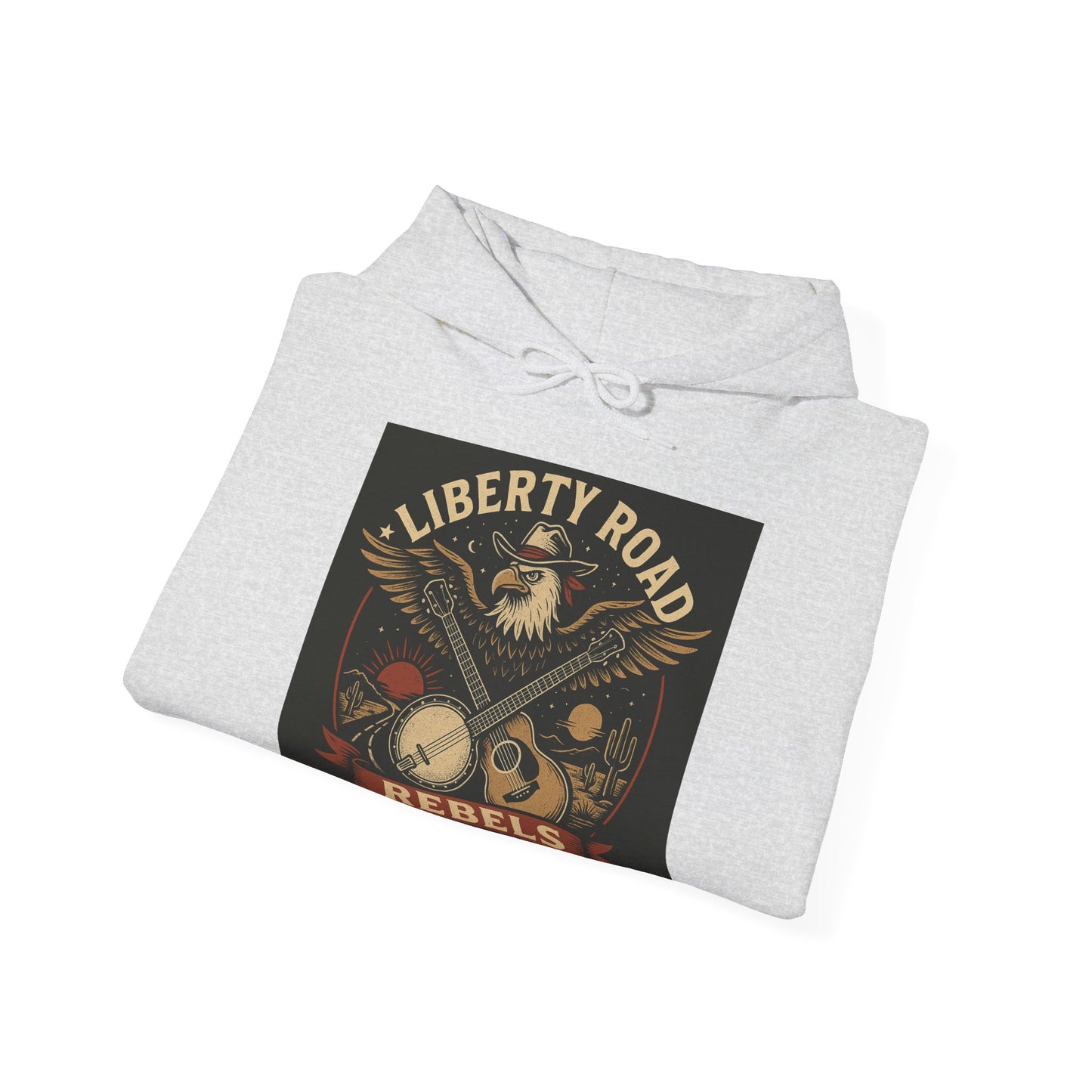 Liberty Road Rebels Vintage Americana Style Sweatshirt Unisex Hoodie