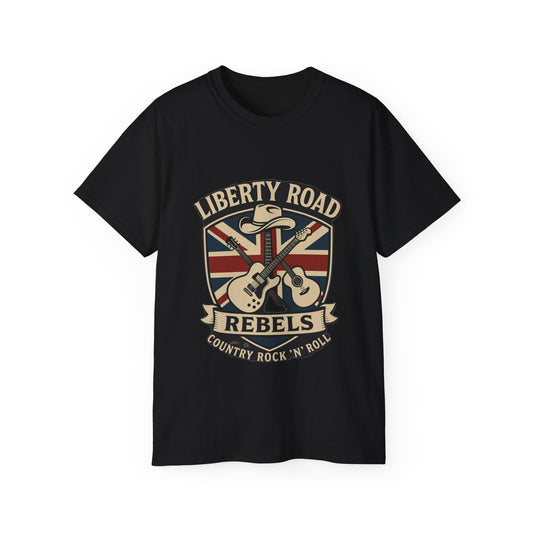 Liberty Road Rebels Britannia Unisex Ultra Cotton Tee T-Shirt