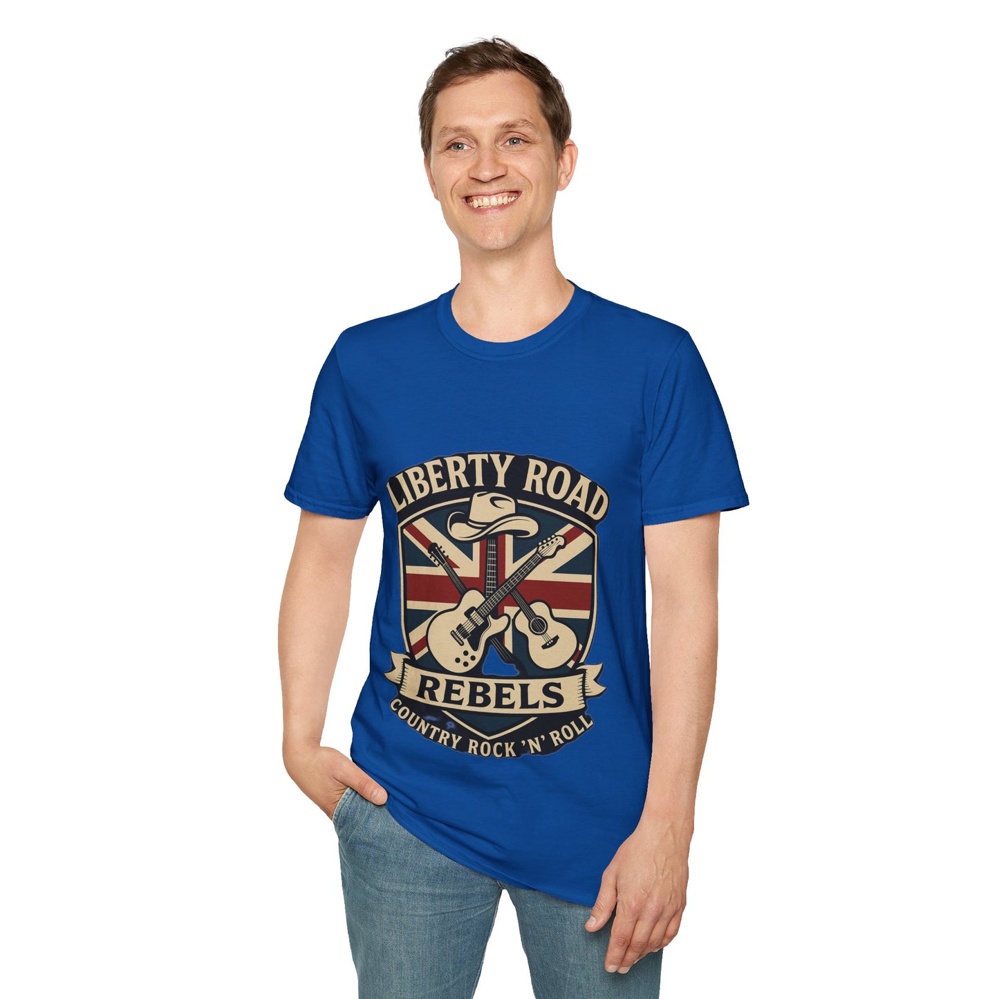 Liberty Road Rebels Britannia T-Shirt  Unisex Softstyle Tee