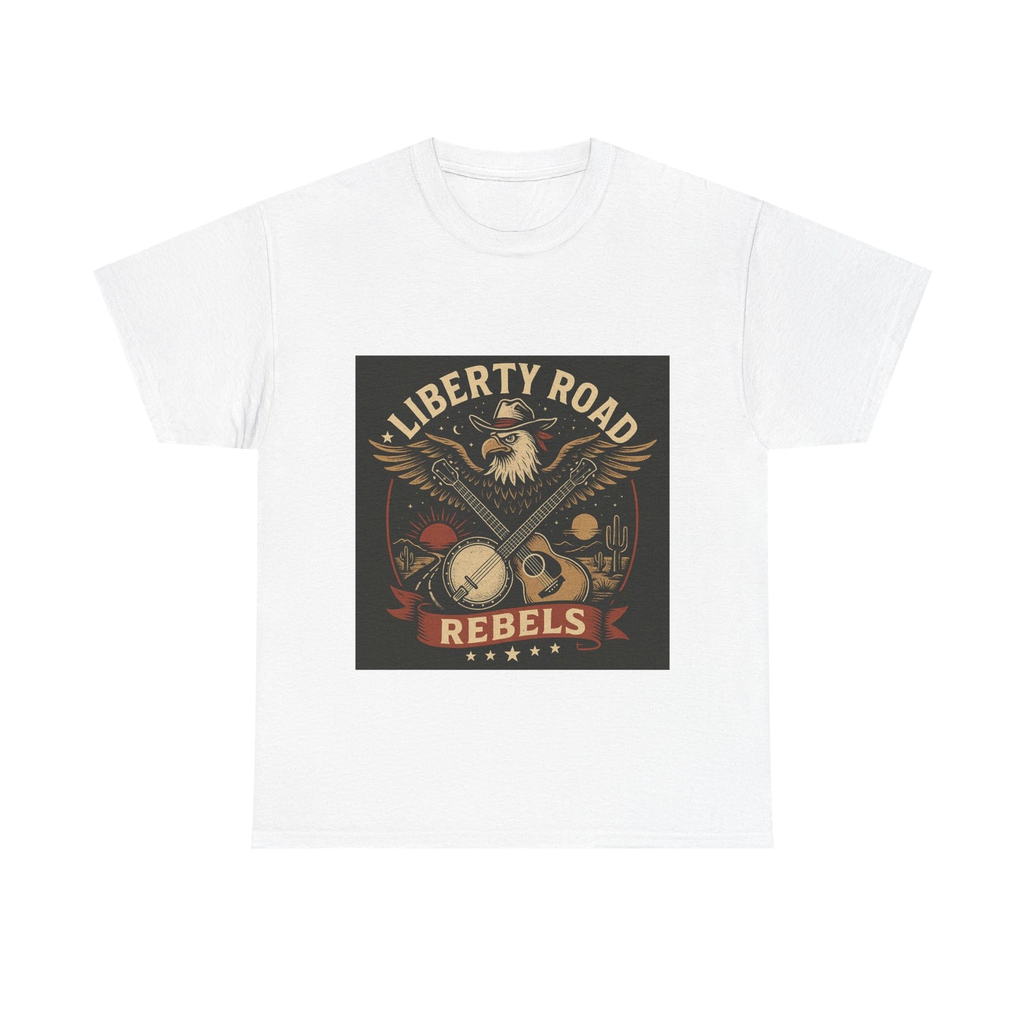 Liberty Road Rebels Vintage Americana Style Tee Unisex T-Shirt