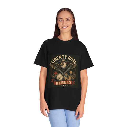 Liberty Road Rebels Vintage Americana Style Tee T-Shirt