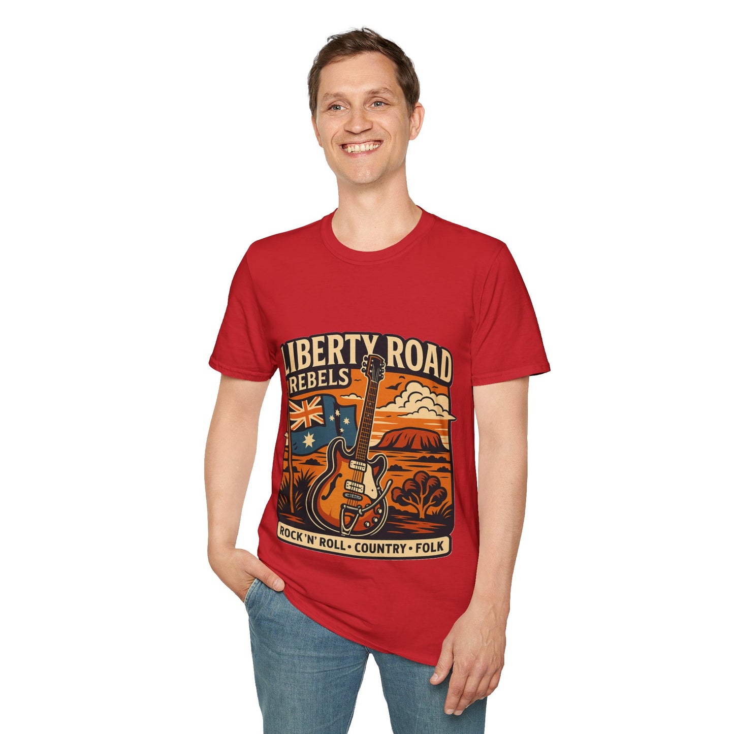 Liberty Road Rebels Australiana T-Shirt Unisex Graphic Tee
