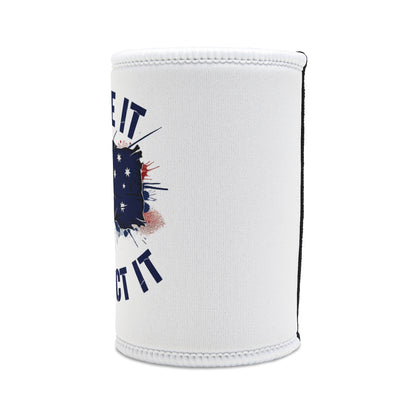 Raise It Respect It Australian Flag Stubby Cooler