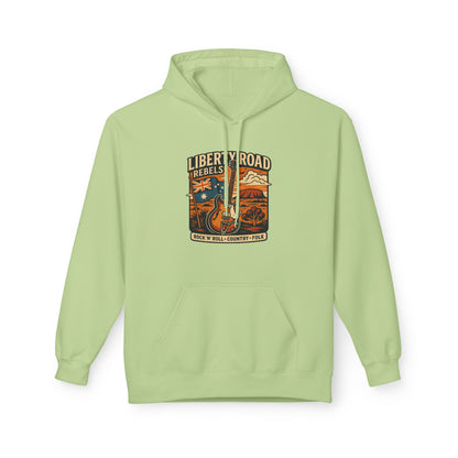 Liberty Road Rebels Vintage-Inspired Australiana Hoodie Cozy Sweatshirt