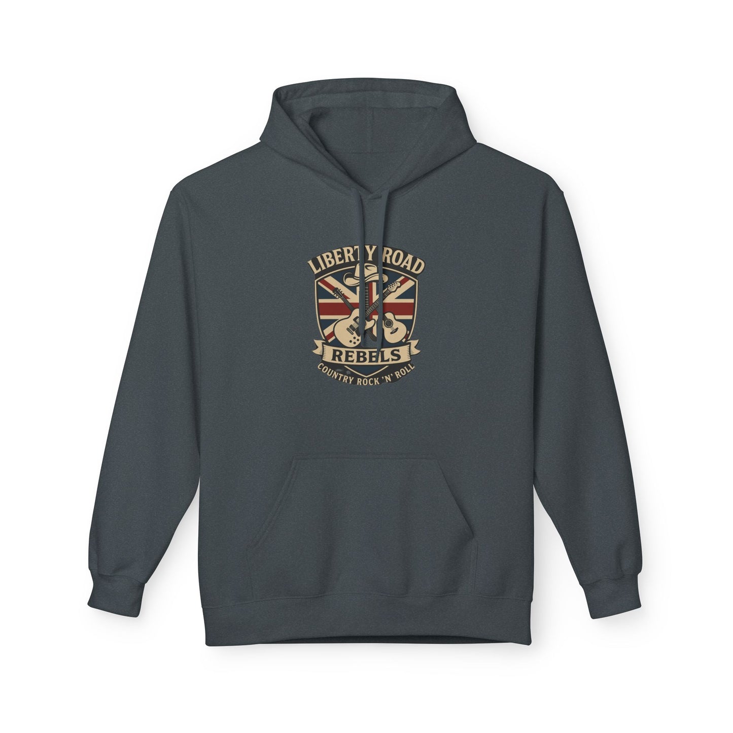 Liberty Road Rebels Britannia Fleece Hoodie Unisex Sweatshirt
