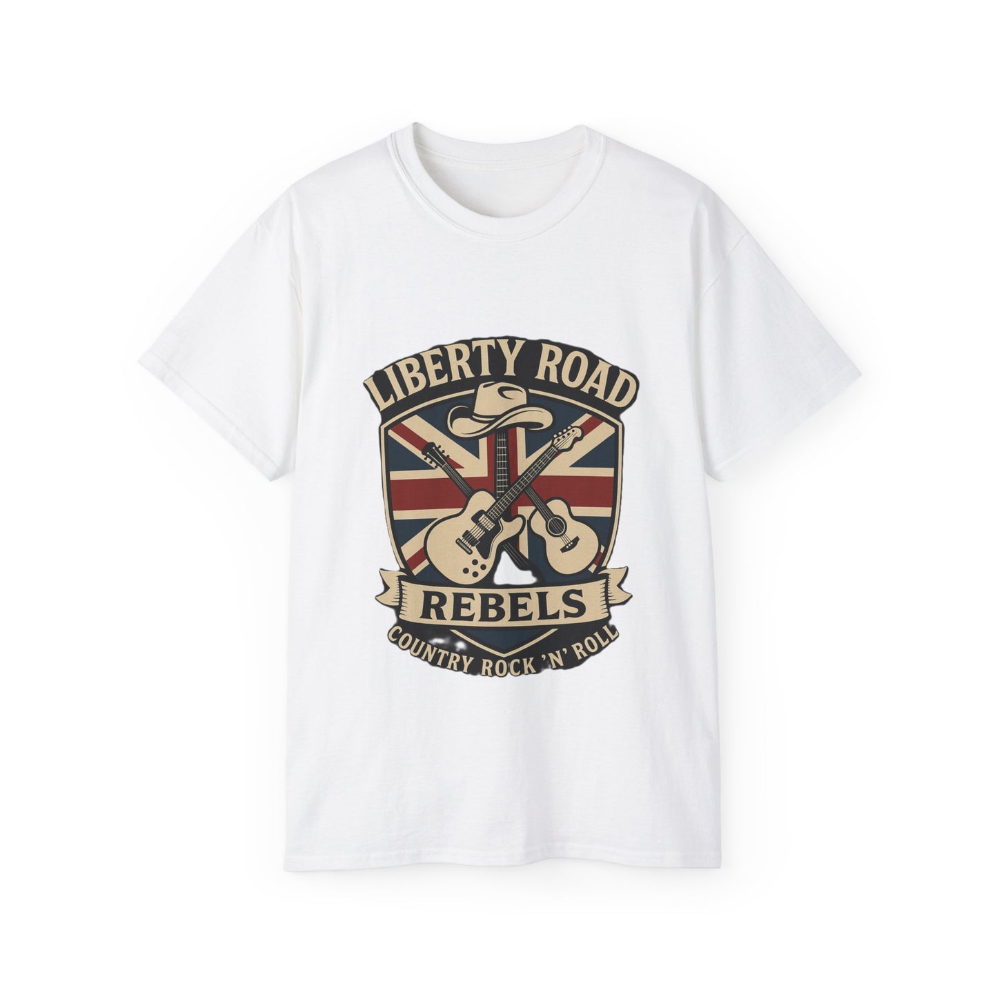 Liberty Road Rebels Britannia Unisex Ultra Cotton Tee T-Shirt