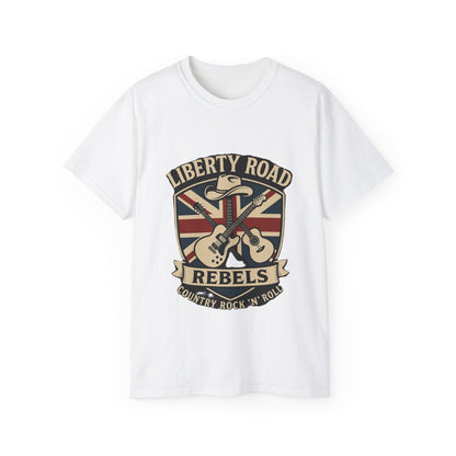 Liberty Road Rebels Britannia Unisex Ultra Cotton Tee T-Shirt
