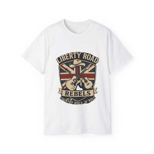 Liberty Road Rebels Britannia Unisex Ultra Cotton Tee T-Shirt