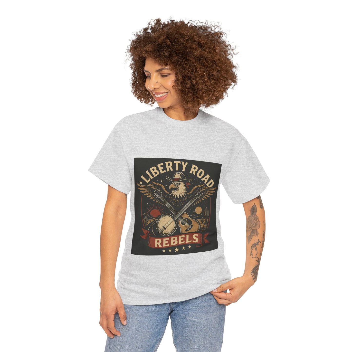 Liberty Road Rebels Vintage Americana Style Tee Unisex T-Shirt