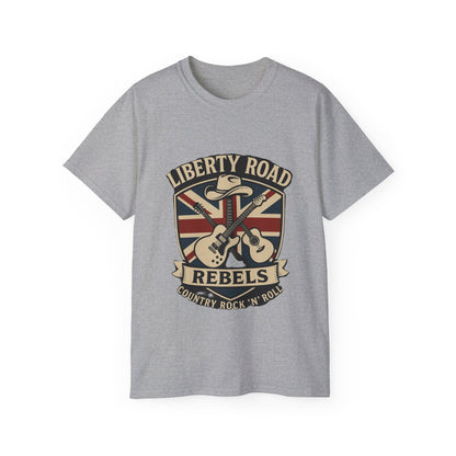 Liberty Road Rebels Britannia Unisex Ultra Cotton Tee T-Shirt