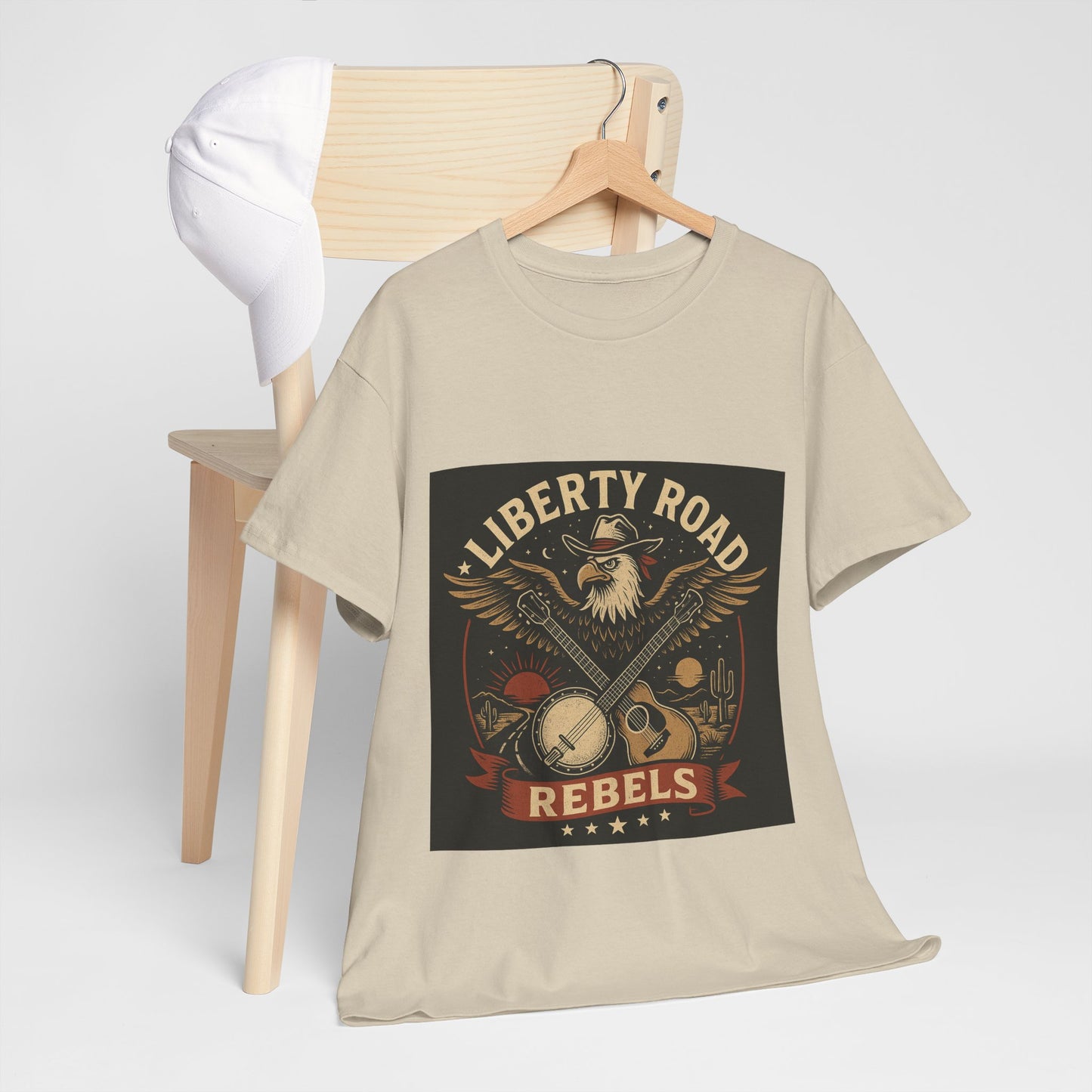 Liberty Road Rebels Vintage Americana Style Tee Unisex T-Shirt