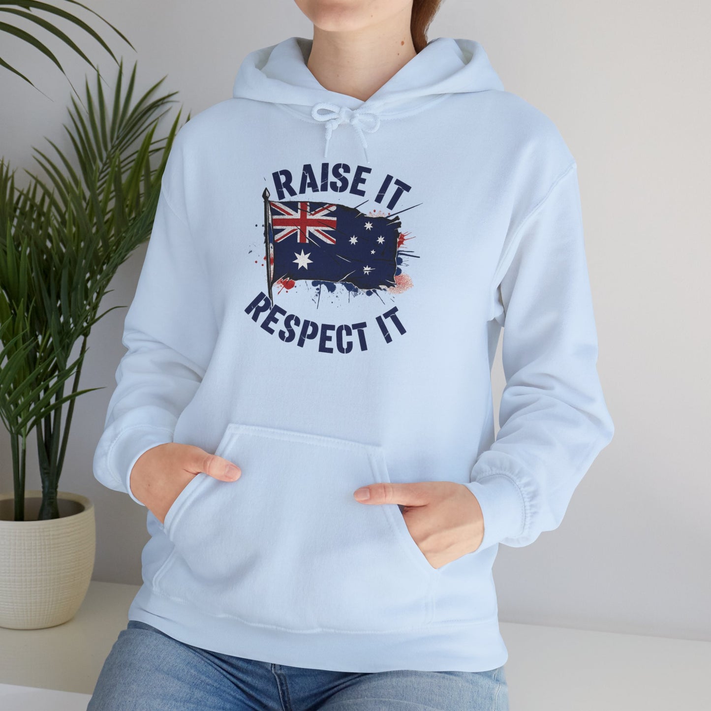Raise It Respect It Aussie Flag Pride Unisex Sweatshirt