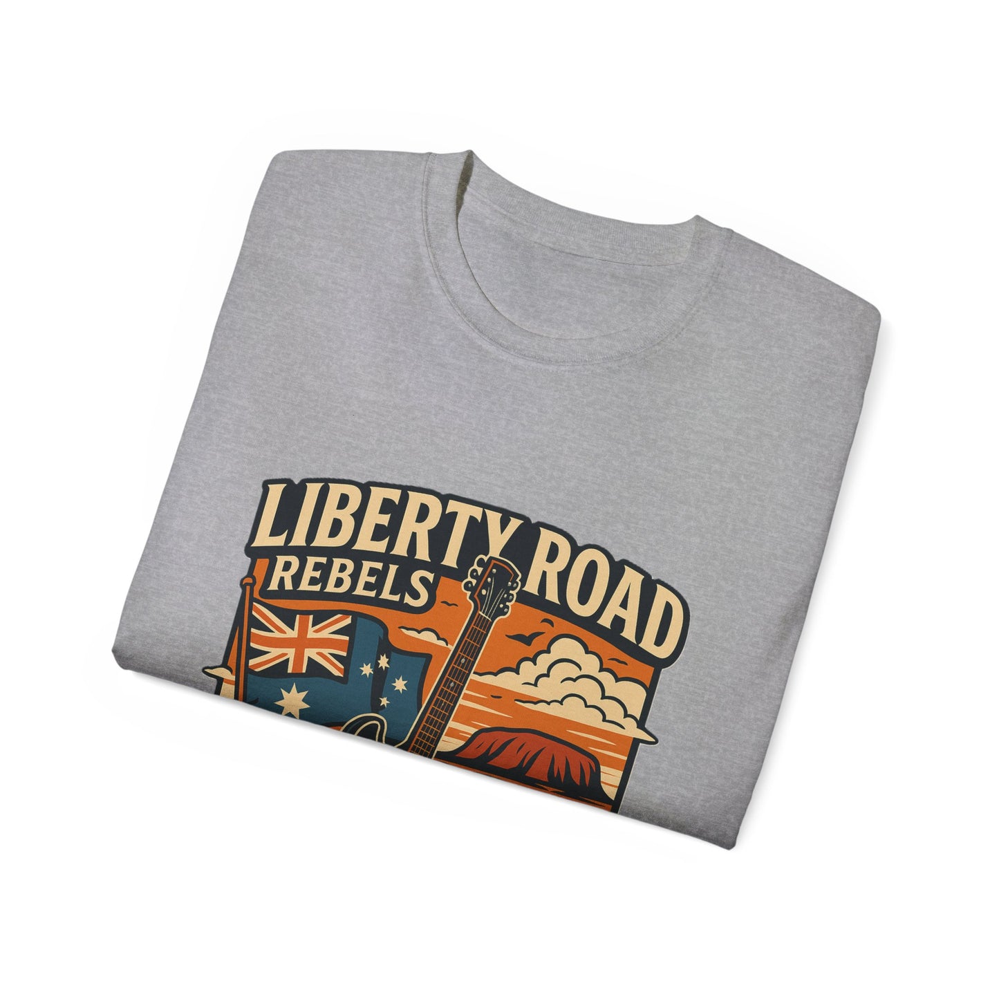 Liberty Road Rebels Australiana Unisex Ultra Cotton Tee T-Shirt