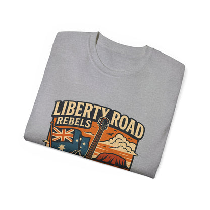 Liberty Road Rebels Australiana Unisex Ultra Cotton Tee T-Shirt