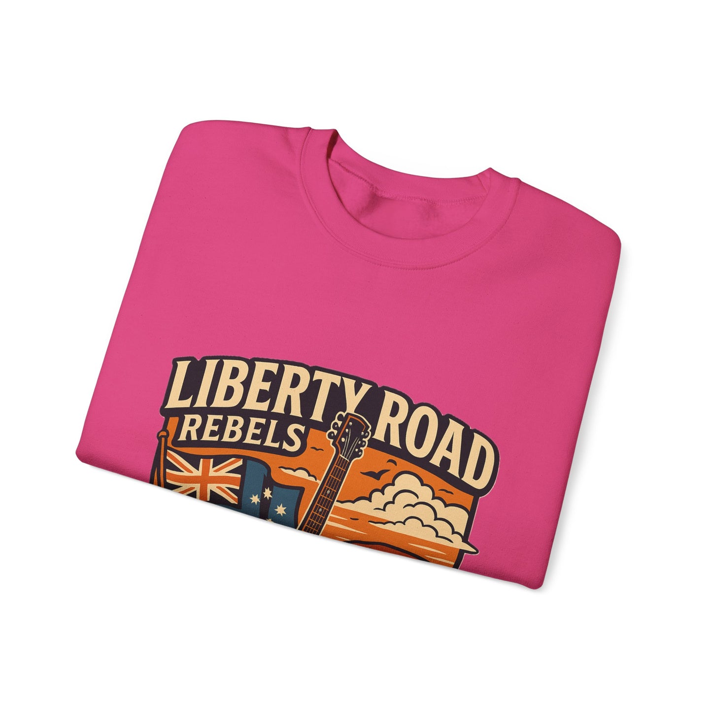 Liberty Road Rebels Australiana Cozy Crewneck Sweatshirt