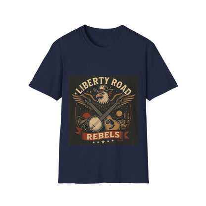 Liberty Road Rebels Vintage Americana Style T-Shirt
